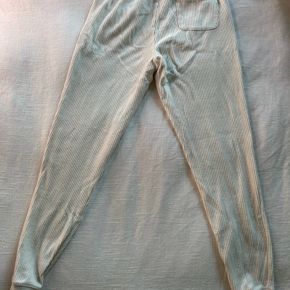 Aerie Cream Waffle Knit Pajama Pants - Picture 5 of 9